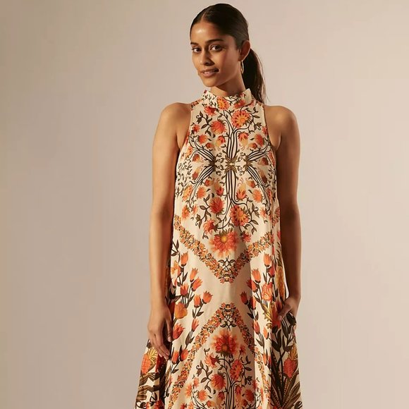 FARM Rio Dresses & Skirts - Farm Rio Floral Halter Maxi Dress - Small